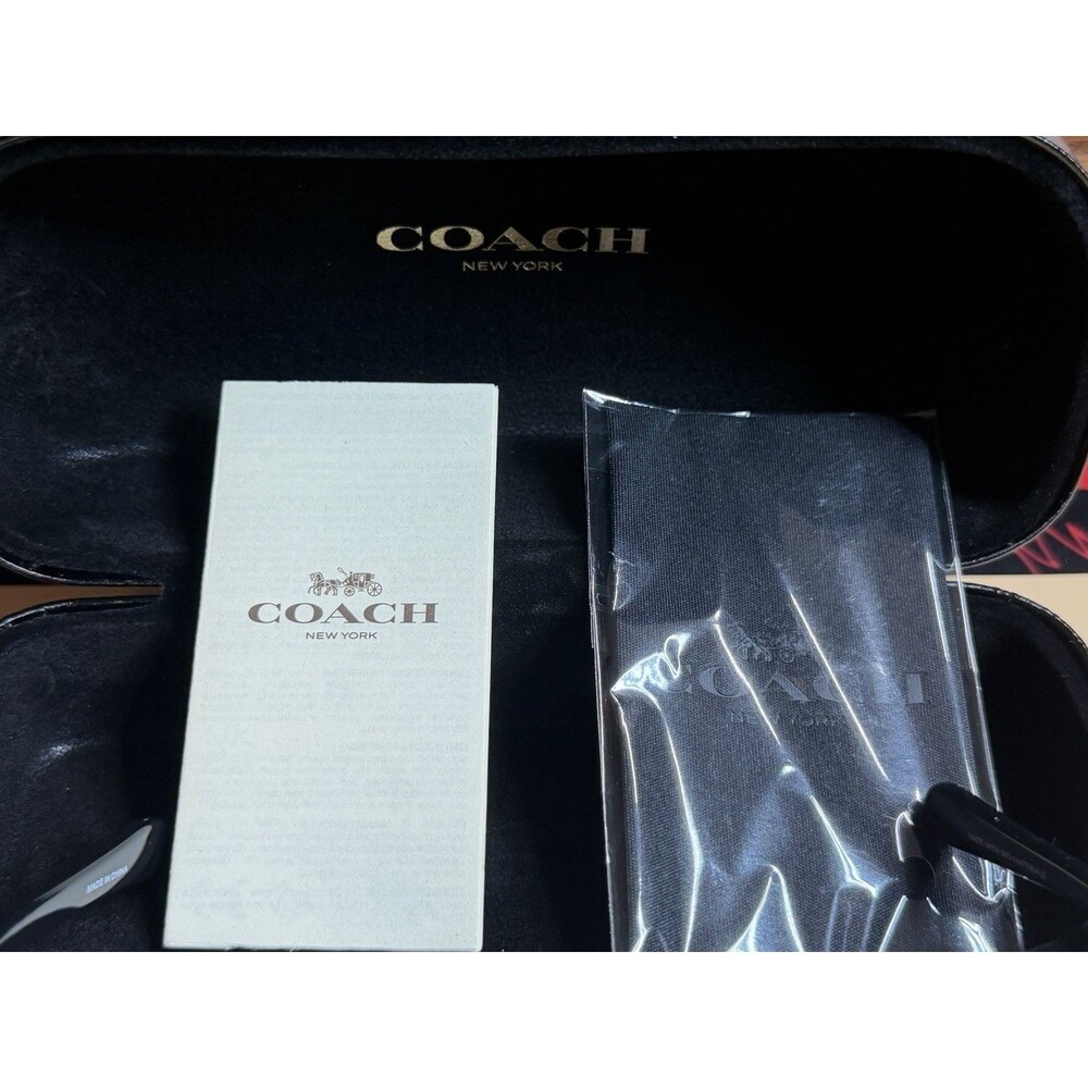 COACH HC8336U 50027Z Black 53 mm Women's Sunglasses With Case NEW - Picture 9 of 9